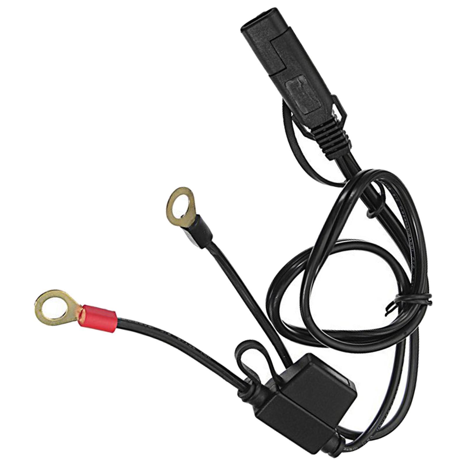 SAE Quick Disconnect Cable Fit for Motorcycle Battery Charger Terminal