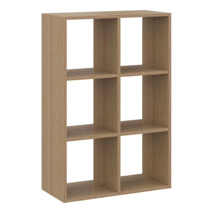 SB Furniture, Koncept, Tomo Storage Shelf C63x94, Cashew Oak Color, W63xD29xH94 cm.