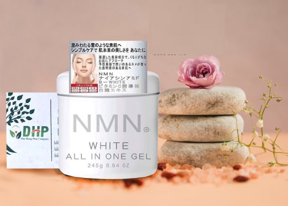 Kem Dưỡng Nmn White All In One Gel 245g Nhật Bản, Gel Dưỡng Nmn Giúp Da Căng Mịn Phục Hồi Da