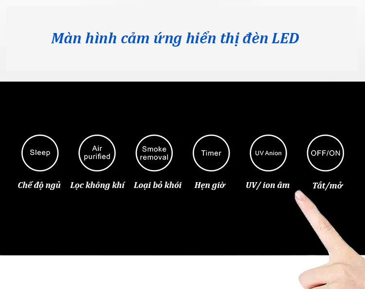 Máy lọc không khí và diệt khuẩn HM-885