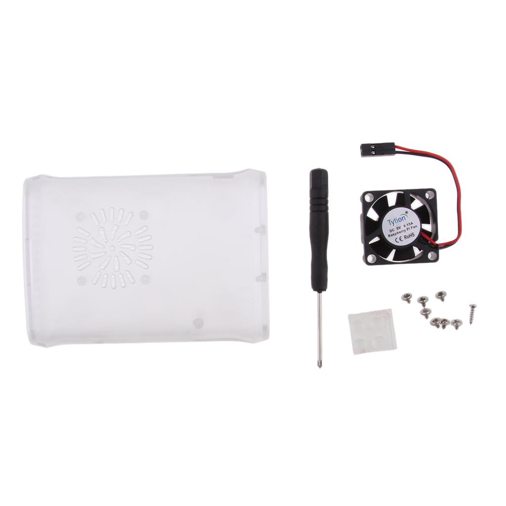 Robust ABS Housing Cover Housing with  Fan for Raspberry Pi 2/3 / B +