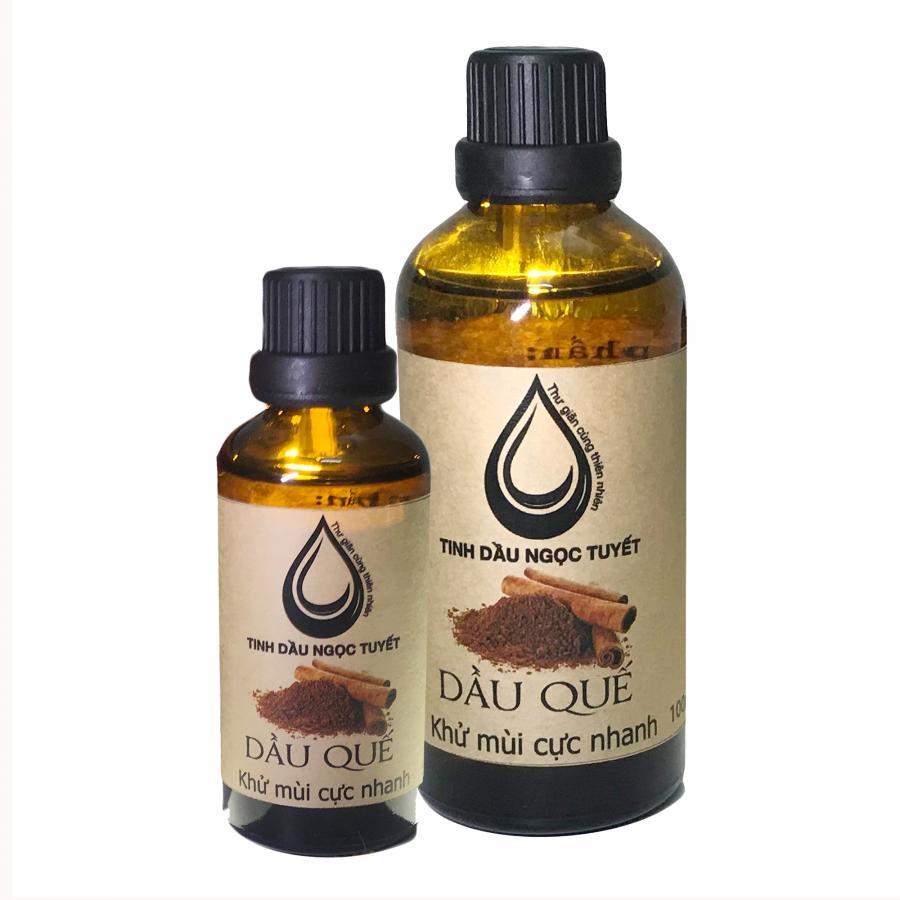 Combo 2 chai tinh dầu quế giản đâu và khử mùi Ngọc Tuyết 100mlx30ml