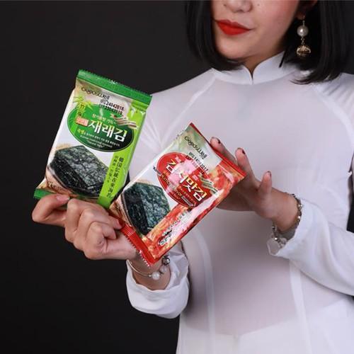 Combo 03 Lốc - RONG BIỂN SẤY/NƯỚNG CUỘN CƠM VỊ TỰ NHIÊN