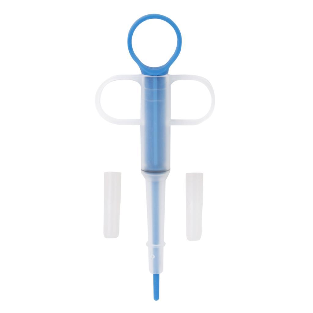 4xPet Dog Cat Capsule Tablet Pill Gun Piller Pusher Syringe Doser Blue