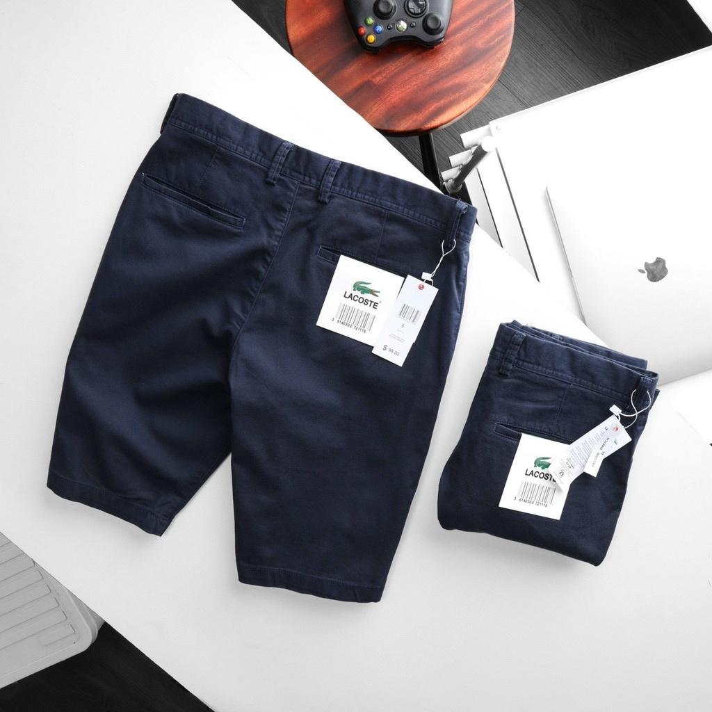 VNXK - Quần short kaki nam có logo bên hong QSKL - LASTORE MENSWEAR