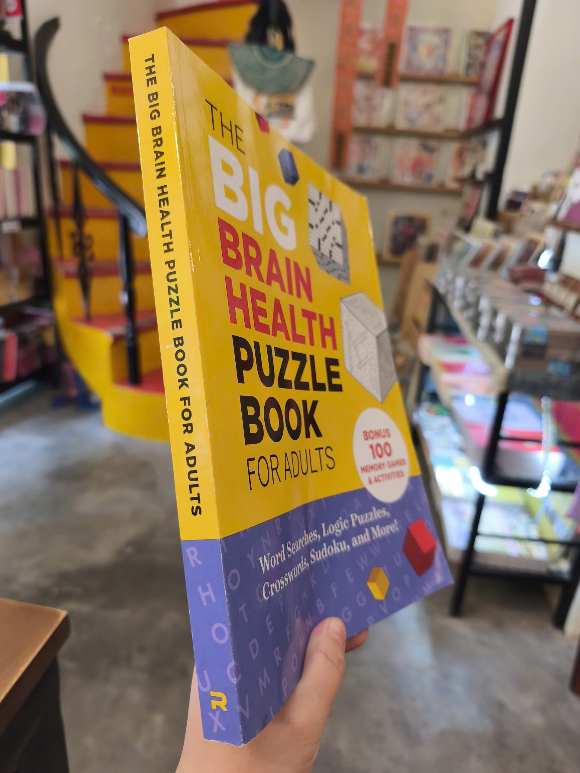 Sách - The Big Brain Health Puzzle Book: Sudoku, Logic Puzzles | Ngoại văn Nhập khẩu / Sách giải trí