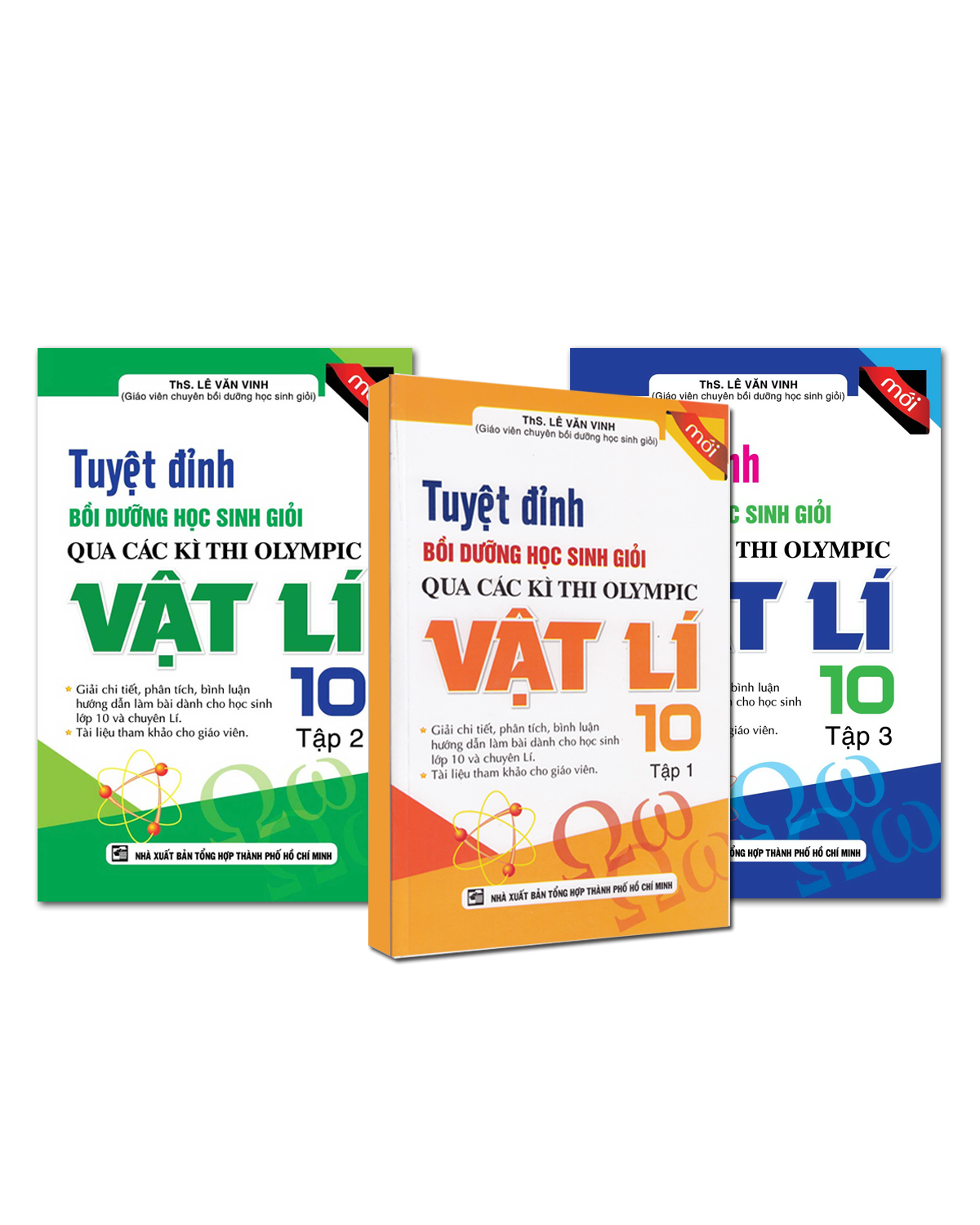 Combo Tuyệt Đỉnh Bồi Dưỡng Học Sinh Giỏi Qua Các Kì Thi Olympic Vật Lí 10 (Tập 1+2+3) - KV