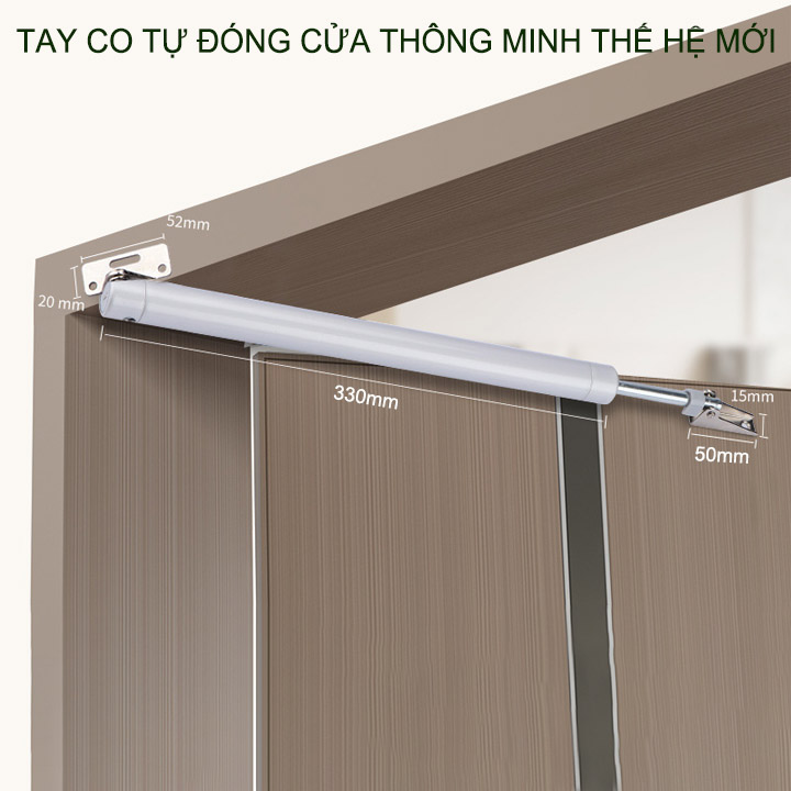 Tay co tự đóng cửa thế hệ mới, chịu tải trọng lên tới 30-80kg