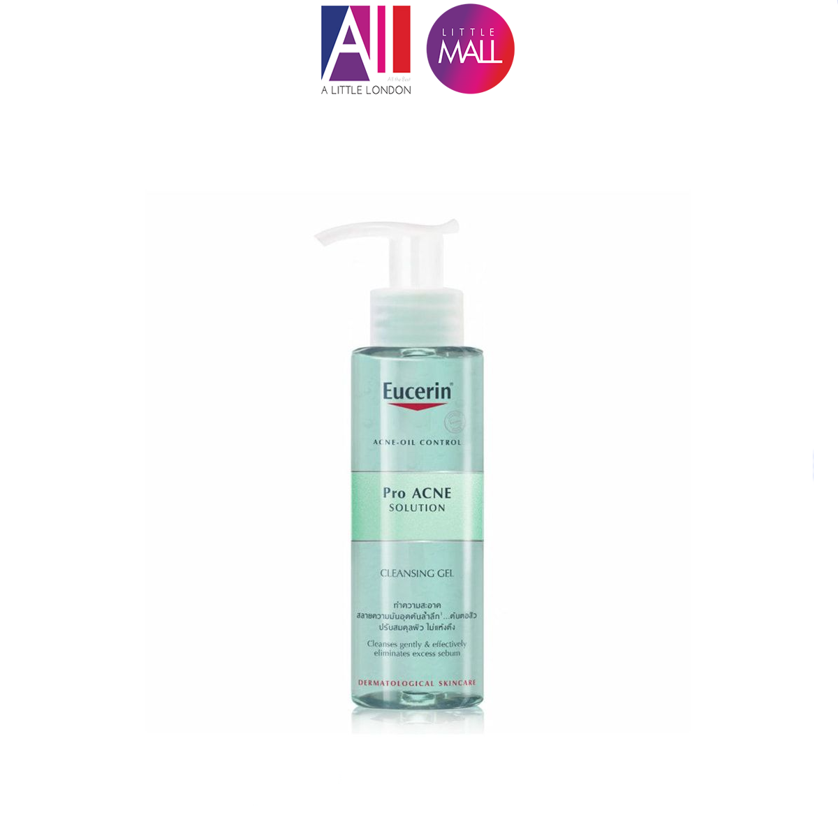 Gel rửa mặt giảm mụn loại bỏ nhờn Eucerin Pro Acne Solution Cleansing Gel
