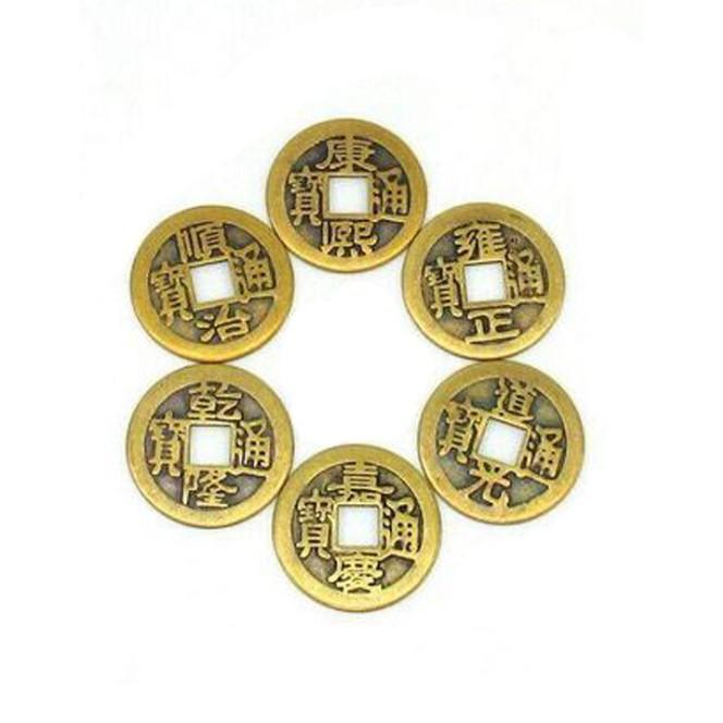 Tiền Xu Ngũ Đế Chất Liệu Đồng Thau
