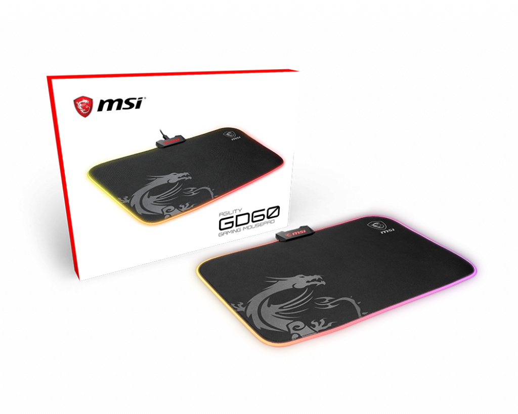 Pad chuột MSI Agility GD60 LED RGB - Hàng chính hãng