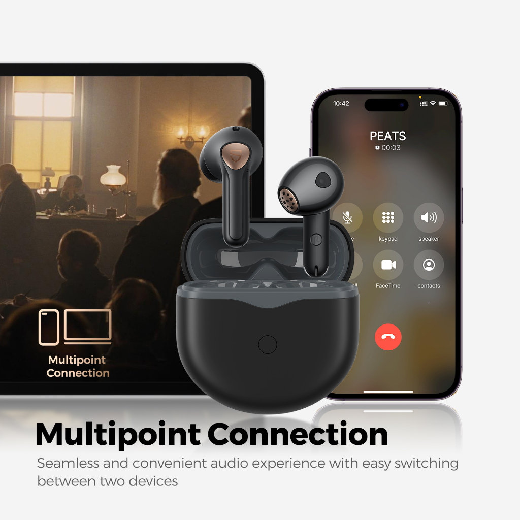 Tai Nghe True Wireless SoundPEATS Air4 Bluetooth 5.3 - Hàng Chính Hãng
