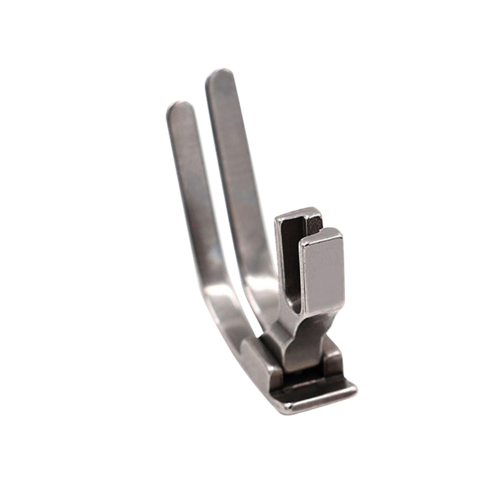 Industrial Sewing Machine Presser Foot Narrow Zipper Foot Durable Accessory Lockstitch Easy to Use Steel Presser Foot for Sewing Machine