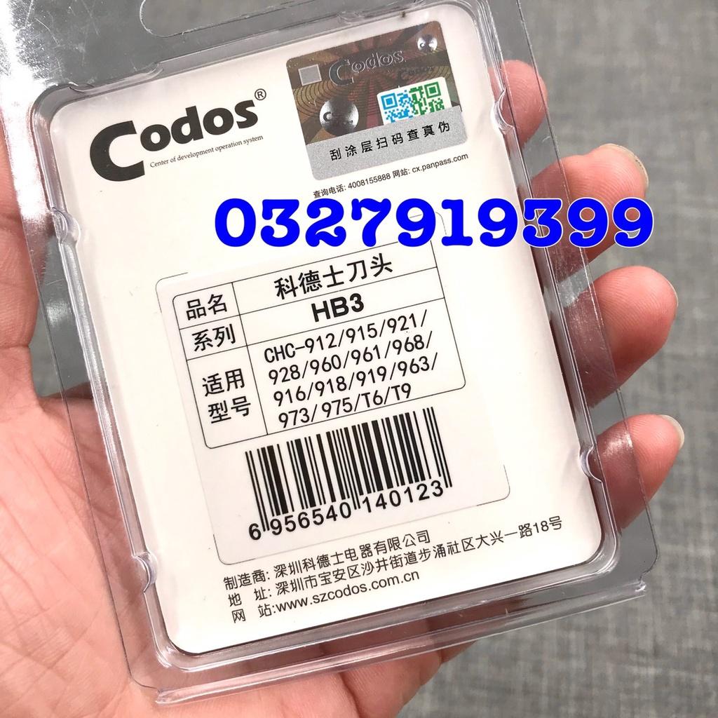 Lưỡi tông đơ - lưỡi thay CODOS 912,915,921,928,960,961,968,916,918,919,963,973,975,T6,T9