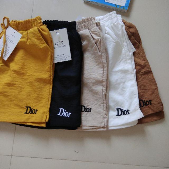 Thời trang quần short nữ cạp chun chất vải đũi xước thoáng mát