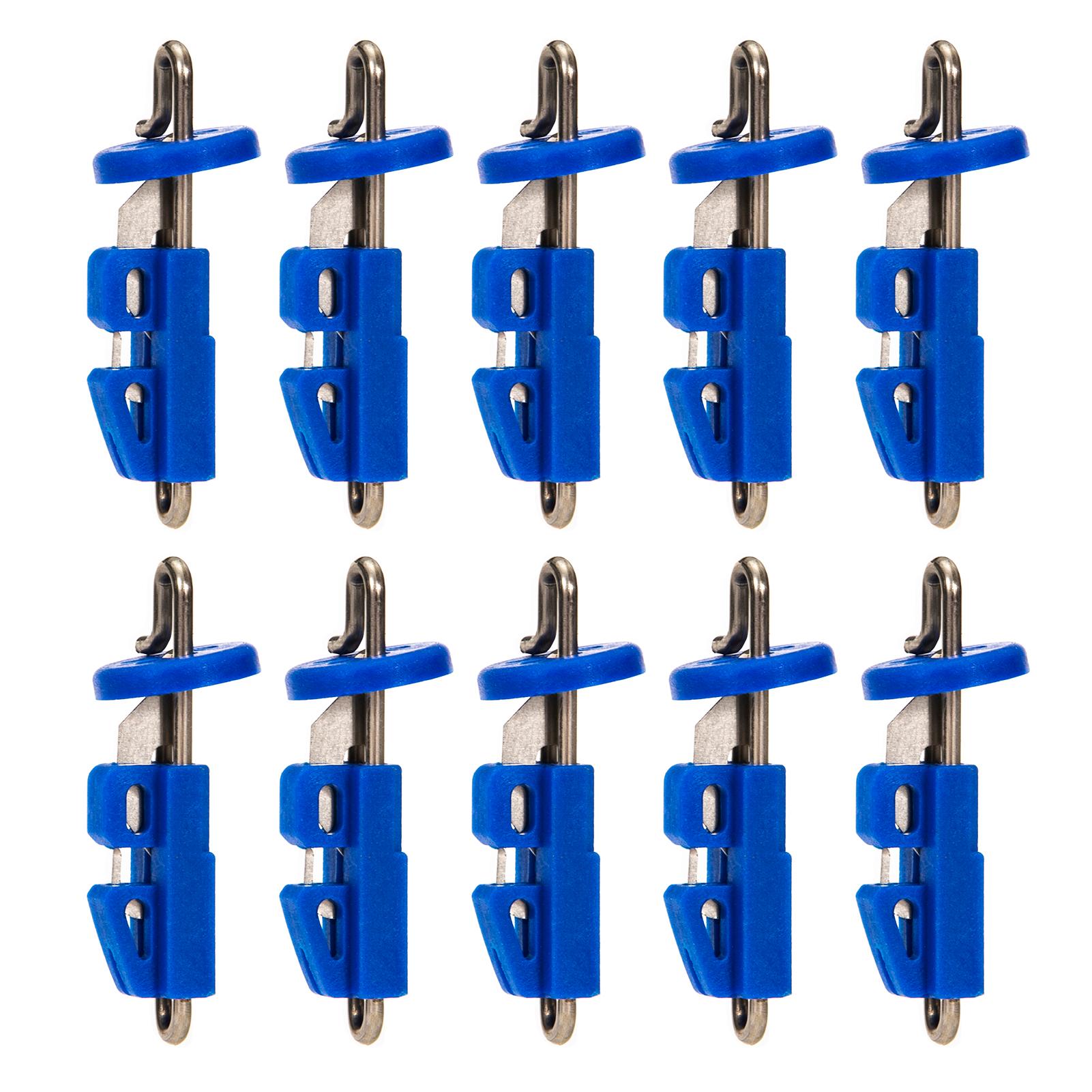 Set 10 Cái Kẹp Mồi Câu Cá Biển Móc Câu Thả Nhanh