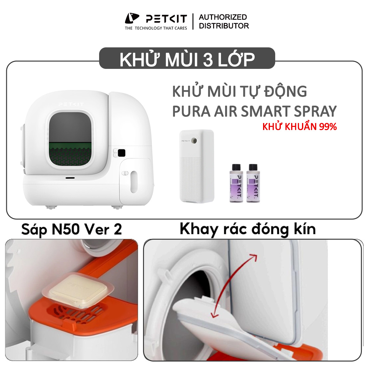 Máy dọn vệ sinh PURA MAX 2025 chính hãng Petkit phiên bản quốc tế kết nối app