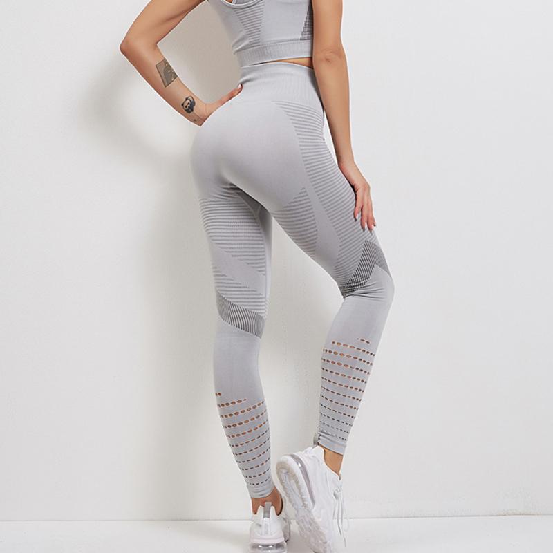 Quần tập thể dục quần legging phụ nữ quần áo liền mạch quần áo thể thao cao eo Color: Red Pants Size: L