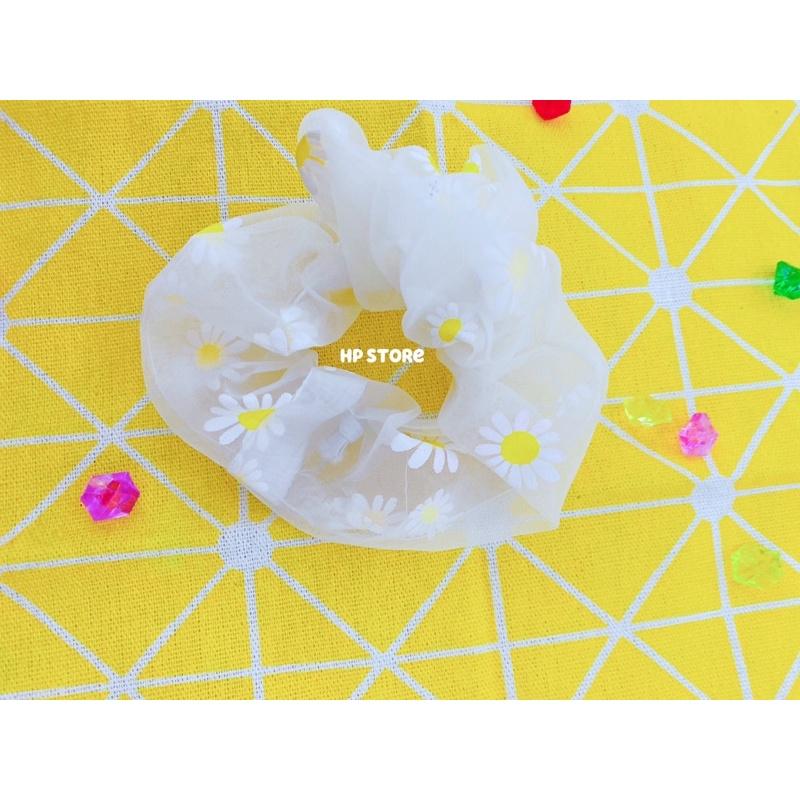 Cột Tóc Hoa Cúc Daisy Vải Voan