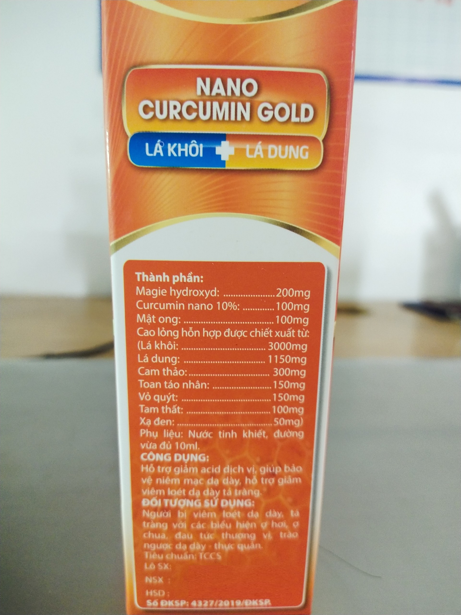 Thực Phẩm Chức Năng Hỗ Trợ Giảm Viêm Loét Dạ Dày Tá Tràng NANO CURCUMIN GOLD