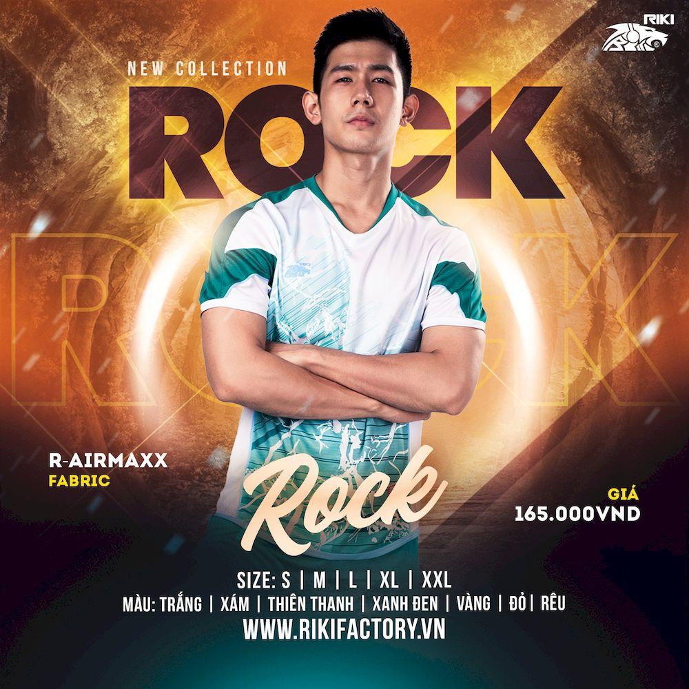 Đồ thể thao, đá banh, Quần áo bóng đá không logo Riki Rock - Dungcusport in tên số