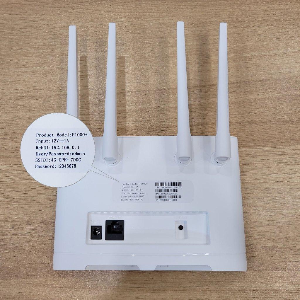 Bộ Phát WIFI Từ Sim 4G/5G CPE P1000 4 Râu, Cục Phát WIFI Tốc Độ Cao, Phủ Sóng Rộng Kết Nối Tối Đa 32 Thiết Bị - hàng chính hãng