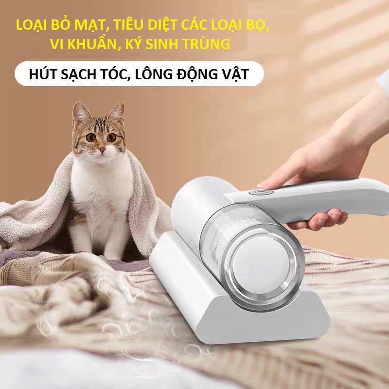 MiracleBaby - Máy hút bụi diệt khuẩn nệm giường bằng tia UV, hút ẩm không khí, chăn ga, ghế sofa/ Hàng nhập khẩu