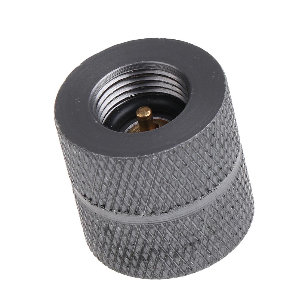 Camping Stove Refill Adapter Propane Butane Canister Converter for Flat Tank