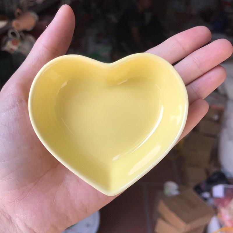 Bát Sứ Đĩa Sứ Bộ Đồ Ăn Chi Tiết Màu Vàng Cực Dễ Thương