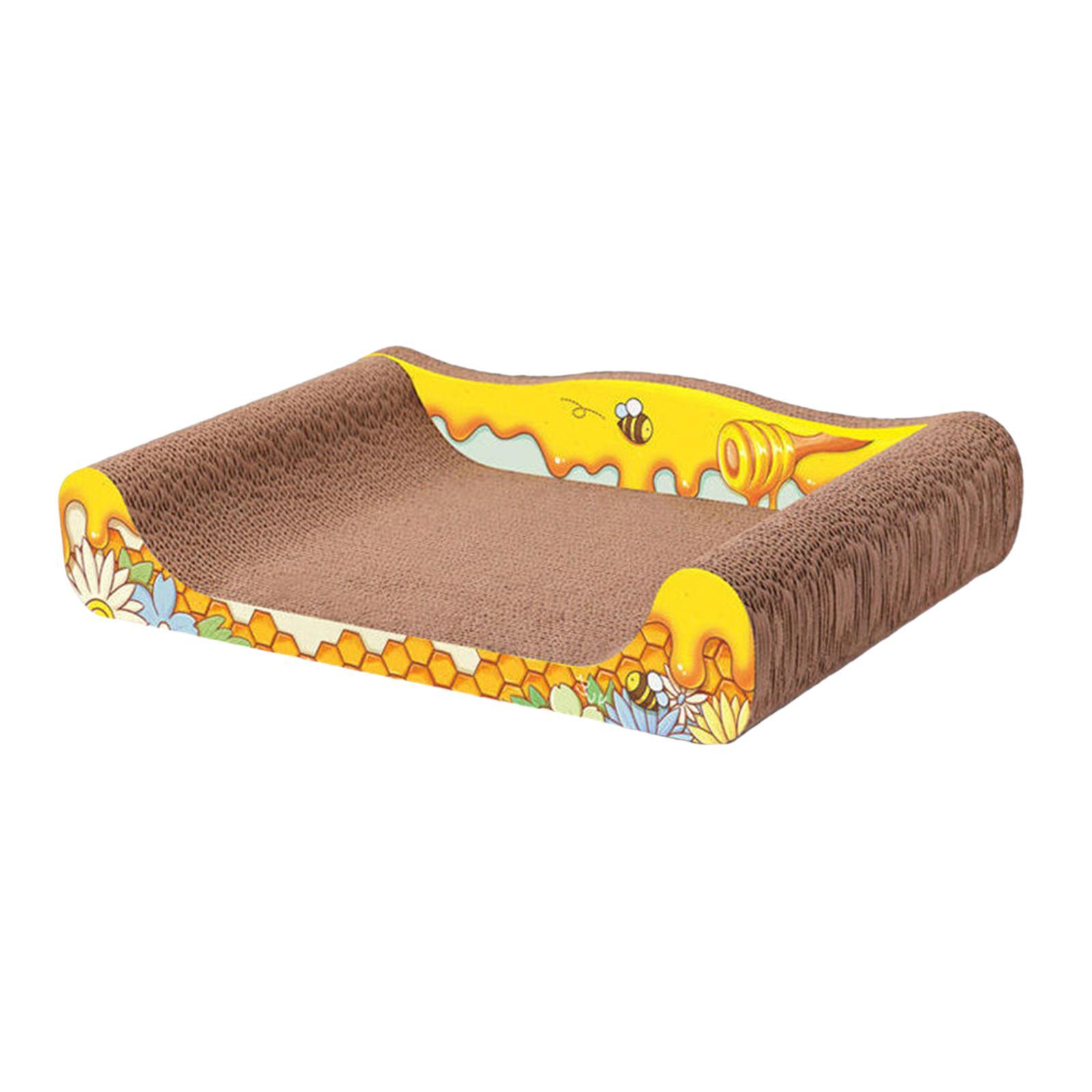 Corrugated Scratch Pads Scratching Lounge Bed Scratching Toy, Sofa Cat Scratcher Cat Scratcher Cardboard for Furniture Protection Scratching