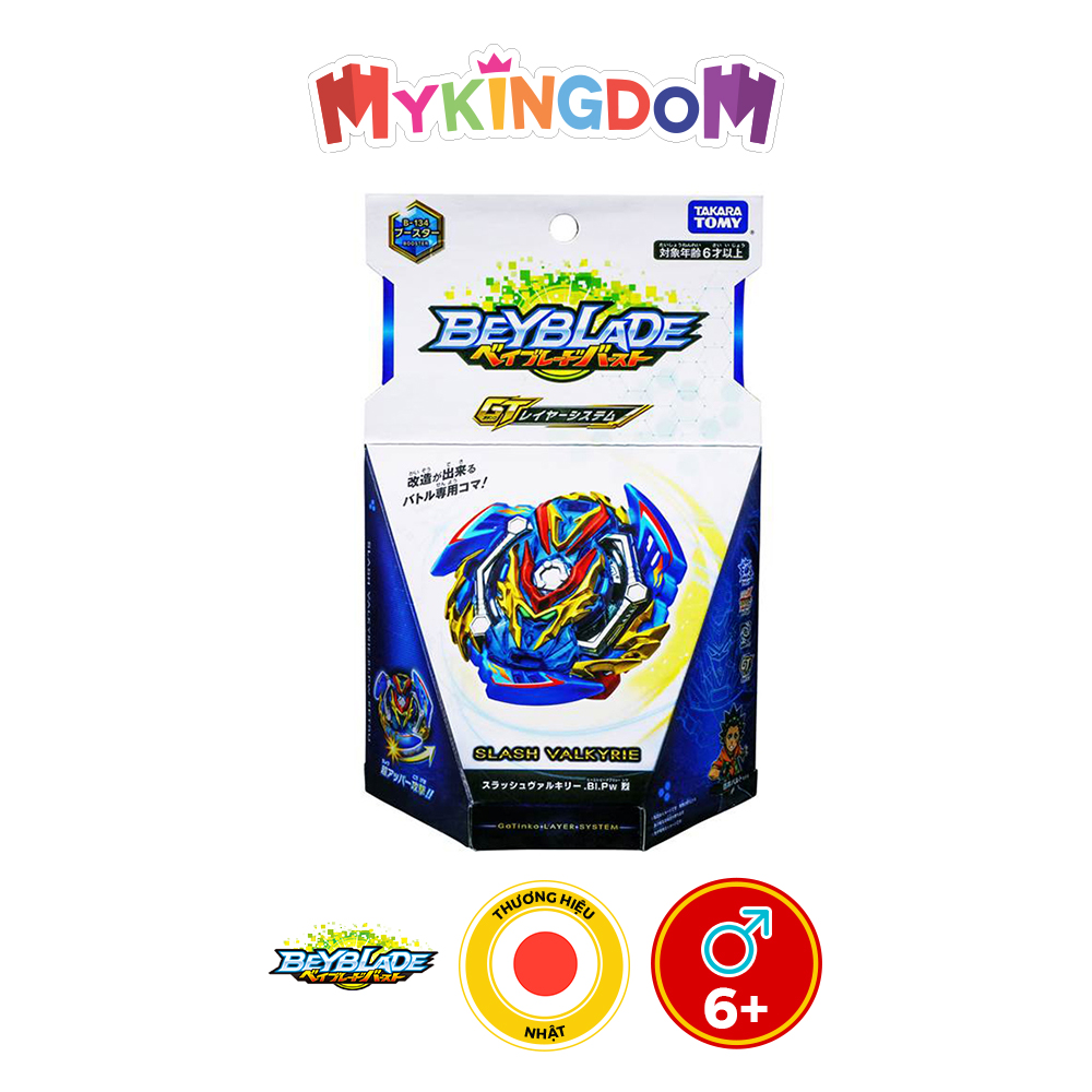 Đồ Chơi BEYBLADE Con Quay B-134 Booster Slash Valkyrie.Bl.Pw 123804