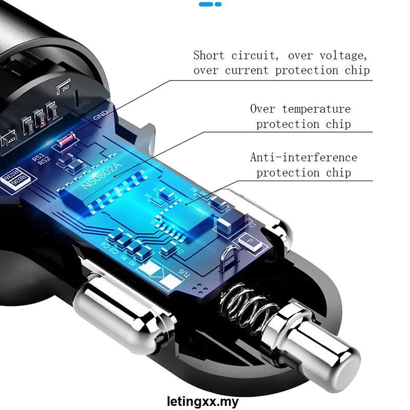 Máy Nghe Nhạc Mp3 Kết Nối Bluetooth 5.0 Usb Qc3.0 Cho Xe Hơi