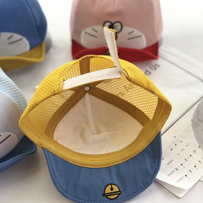 Nón mũ lưỡi chai hình chú doremon cực kute cho bé từ 5 đến 18 tháng