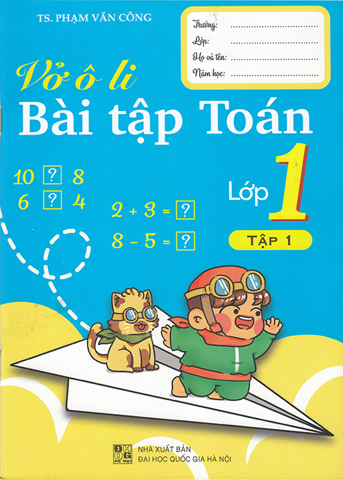 Sách - Vở ô li bài tập Toán lớp 1 tập 1