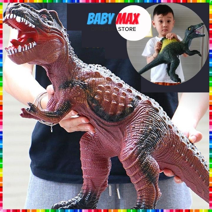 Khủng long đồ chơi mô hình bạo chúa kích thước lớn cưỡi được đồ chơi trẻ em BABY MAX
