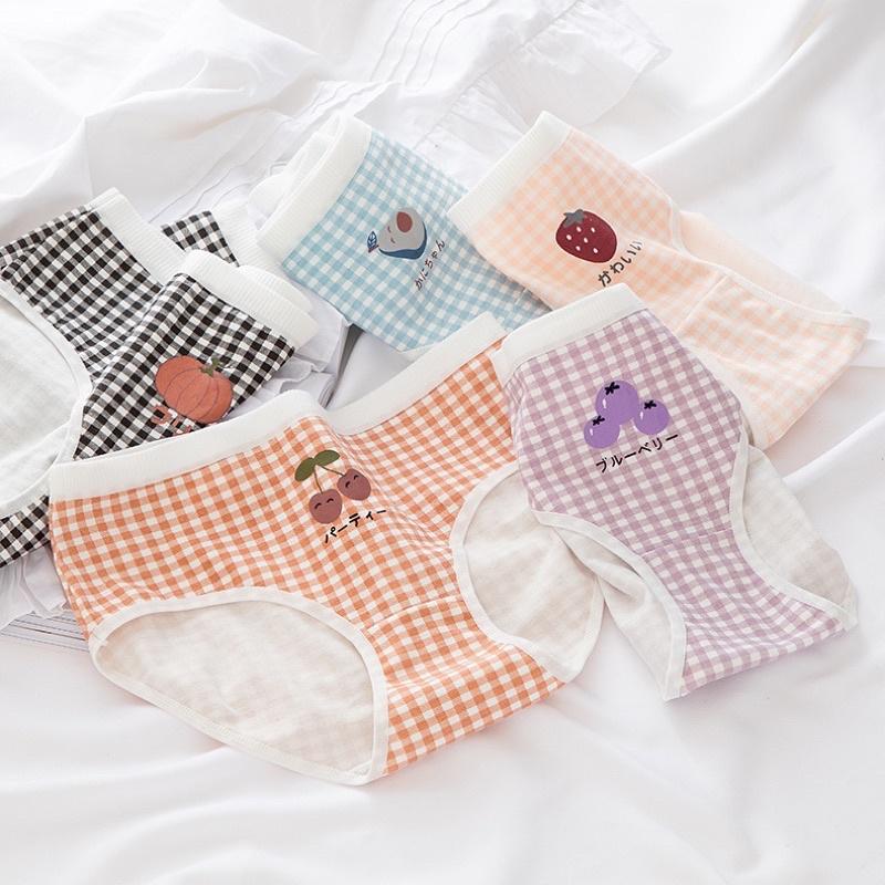 Set 5 Quần Lót Nữ Cotton Siêu Thoáng Nâng Mông Co Giãn Siêu Thích