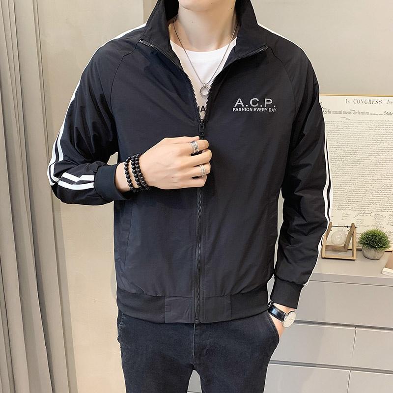Áo Khoác Nam Vải Dày Dặn - Áo Khoác 2 Sọc Nam-Nữ 2 Lớp Họa Tiết Chữ A.C.P Vải Mero