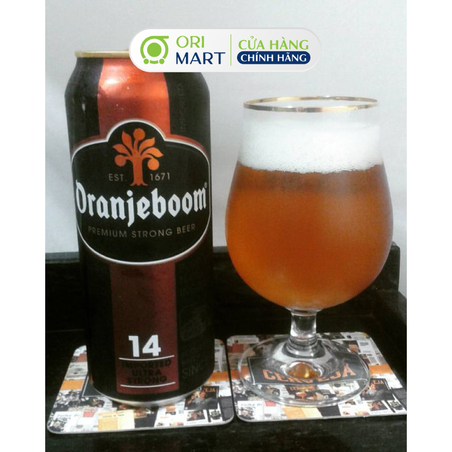 Bia Lon Oranjeboom Premium Strong Beer 14% Hương Vị Chuẩn Châu Âu ORIMART 500ml