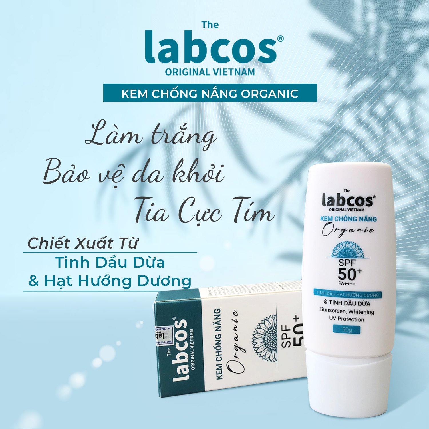 Kem Chống Nắng THE LABCOS Organic 50gr