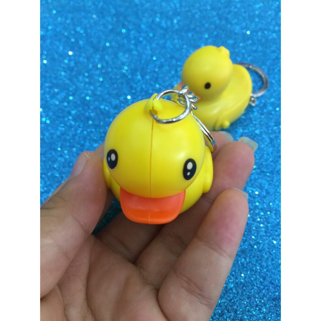 Móc khóa vịt móc khóa phát sáng