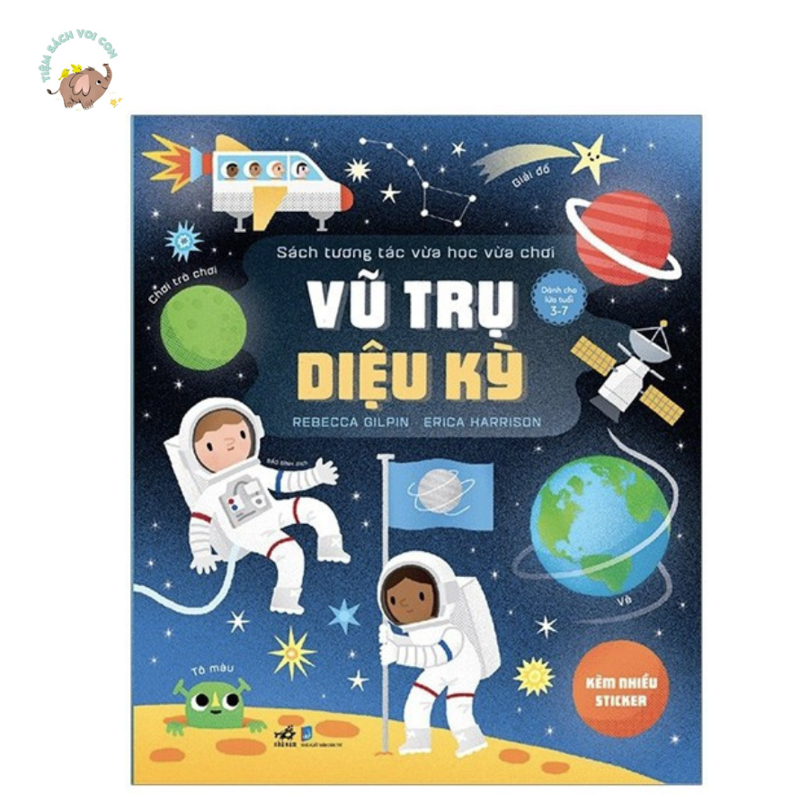 Sách - Sách tương tác vừa học vừa chơi - Vũ trụ diệu kỳ