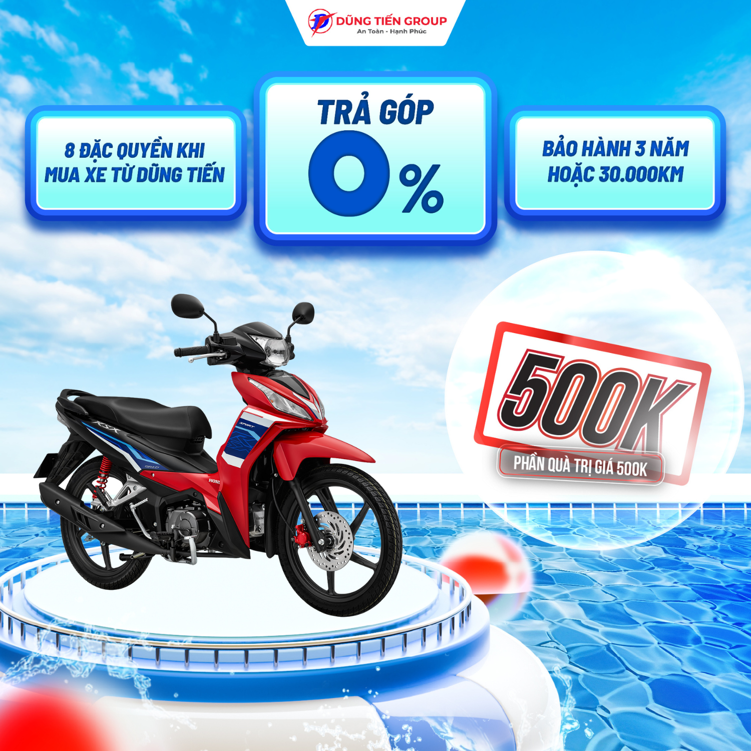 Xe Máy Honda Wave RSX 2026 Phiên Bản Thể Thao