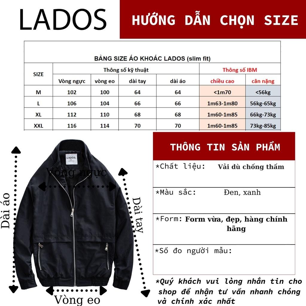 Áo khoác dù nam chống thấm hàng chính hãng LADOS-2060 có túi trong rộng rãi, form rộng, đẹp, thời trang
