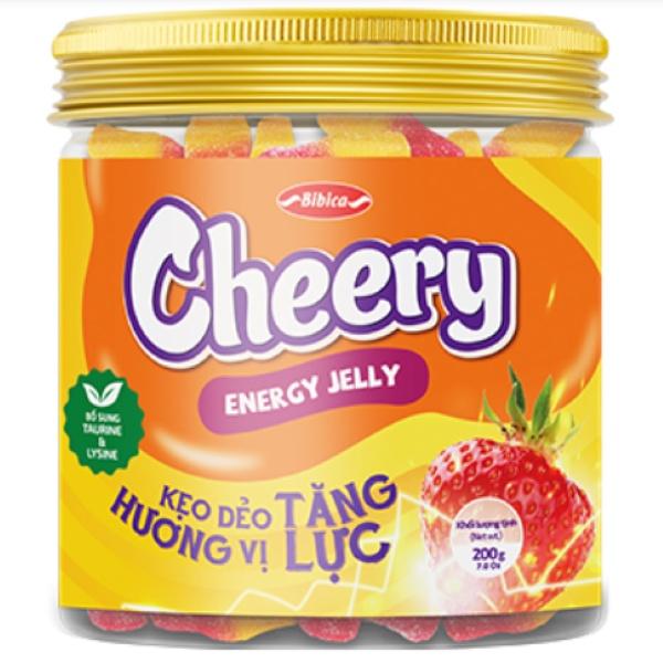 Kẹo dẻo Cherry hương Tăng lực HN 200 gam - Bibica