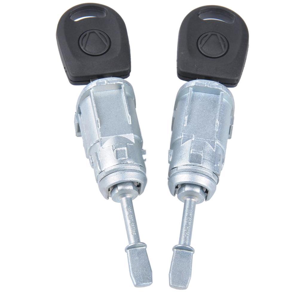 Car Door Lock Cylinder Vehicle Door Safety Lock Core for   Lupo