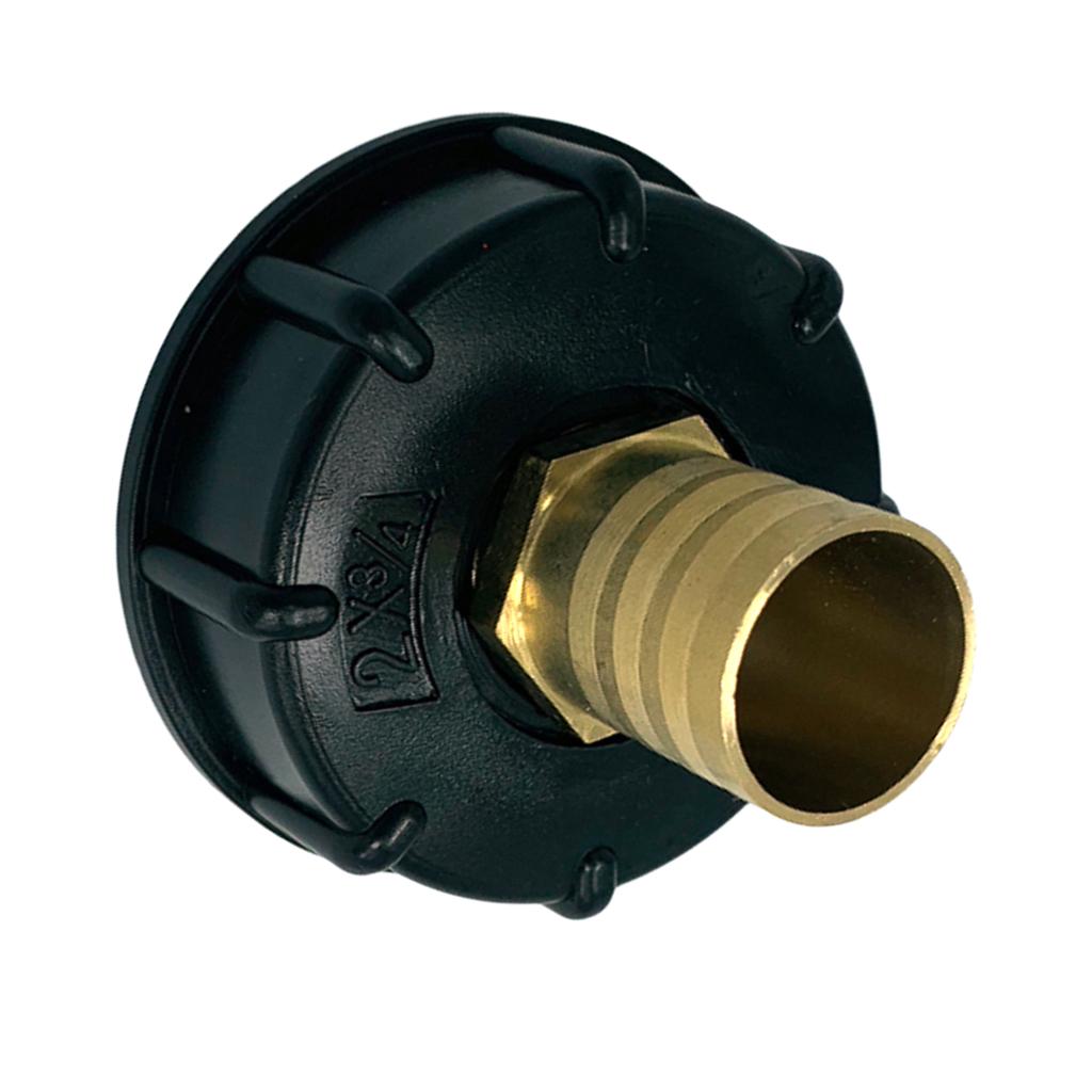 3Pcs IBC 1000L Water Tank Connector 1/2'' 1'' 3/4'' Brass Hose Valve Adapter