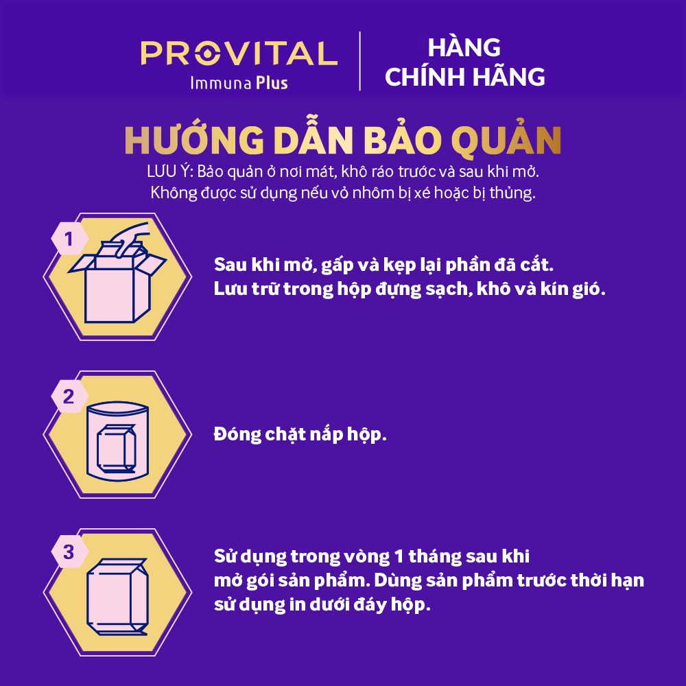 Bộ 2 Hộp sữa Provital Immuna Plus 480G - Giúp tăng cường hệ miễn dịch cho người trưởng thành và người lớn tuổi