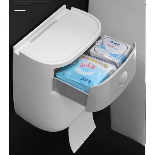 Hộp đựng Giấy Vệ Sinh ECOCO Cao cấp 2 tầng - Đa năng, Sang trọng, Tiện dụng
