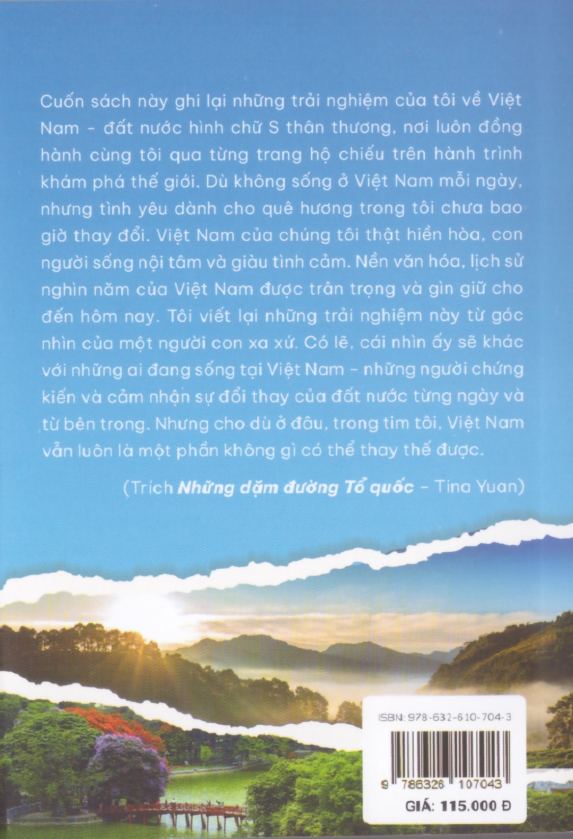 Tina Yuan - Những dặm đường Tổ Quốc (Sách bỏ túi)