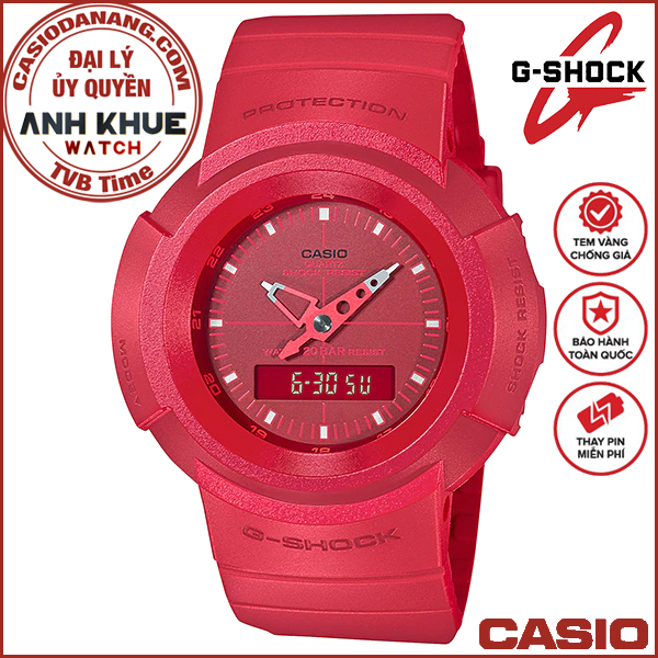 Đồng hồ nam dây nhựa Casio G-Shock chính hãng AW-500BB-4EDR (47mm)